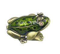 YROHGKPN Royal Treefrog - Rosario para joyero, mezcla de metal, estuche decorativo para guardar aros de cadena, regalo único, cubierta para el hogar, joyero creativo