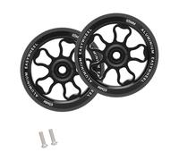 YROHGKPN Ruedas plegables de aleación de aluminio, rueda simple con rodamiento sellado, fácil de rodar para un funcionamiento suave y silencioso, fácil de rodar