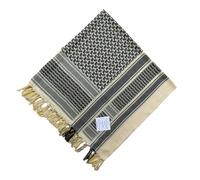 YROHGKPN Shemagh - Pañuelo con diseño de ondas, chal árabe Keffiyeh para envolver a los hombres y las mujeres, color blanco y negro, Color arena agua spr, Talla única