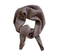 YROHGKPN Silenciador web suave, multifuncional, aditivo de invierno, plano de tres lados, fino, cálido, para hombre y mujer, silenciador de moda constante, gris oscuro, Talla única