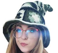 YROHGKPN Sombrero de bruja con ala ancha para actividades al aire libre y fiestas de Halloween, accesorios para niños, niñas, niños, fiesta de disfraces, Halloween para mujeres