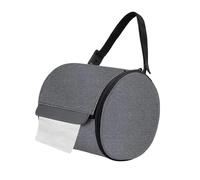 YROHGKPN Soporte colgante para rollos de pañuelos a prueba de mascotas diseño cerrado caso evita masticar rasgaduras polvo impermeable para baño para mascotas