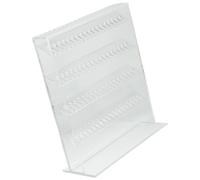 YROHGKPN Soporte de exhibición de joyas de acrílico con múltiples capas transparentes para adornos, tablero de presentación, accesorios, panel de almacenamiento, soporte transparente para adornos