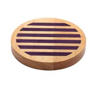 YROHGKPN Soporte de madera para joyas, portátil, redondo, bandeja de almacenamiento práctica para anillos, pulseras, pendientes, encimera, soporte para joyas de madera