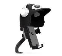 YROHGKPN Soporte de teléfono ajustable de 360 grados para casco de moto, impermeable, diseño antideslizante, compatibilidad general para todos los modelos de teléfono, soporte para casco de