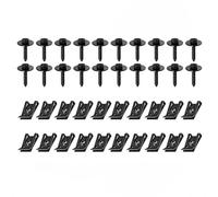 YROHGKPN Soporte de tornillo para guardabarros de coche compatible con varios vehículos con arandela en U. Construcción de metal de alta resistencia Sujeción segura sujetadores de coche resistentes a