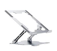 YROHGKPN Soporte ergonómico para computadora portátil, altura ajustable, soporte para computadora portátil, altura ajustable para escritorio, soporte ergonómico de aluminio, mesa de computación