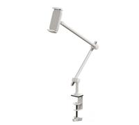 YROHGKPN Soporte giratorio de 360 grados, brazo ajustable en altura, abrazadera de escritorio universal para pantallas de 4, 7 a 12, 9 pulgadas, acceso completo, soporte universal para tablet