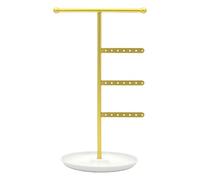 YROHGKPN Soporte para joyas con base estable, soporte de exhibición extraíble para pendientes, anillos y accesorios, pulseras, soporte para relojes, organizador de tocadores de dormitorio