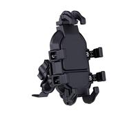YROHGKPN Soporte para teléfono con absorción de impactos, instalación sin herramientas, soporte ajustable para scooter eléctrico 360, abrazadera de teléfono de bicicleta general de aluminio