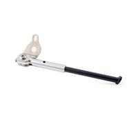 YROHGKPN Soporte plegable para bicicleta Soporte de aluminio Soporte de estacionamiento trasero lateral Soporte de bicicleta ajustable Accesorios duraderos para bicicleta