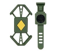 YROHGKPN Soporte universal para teléfono móvil para bicicleta con almohadilla de silicona duradero para ejercicios de bicicleta al aire libre, resistente al agua, soporte de navegación