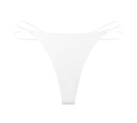 YROHGKPN Tangas sin dobladillo para mujer, tangas invisibles, tangas de cintura baja, elásticas, transpirables, bikinis, bragas, ropa interior, tangas sin dobladillo G tangas, Blanco, XL