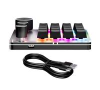 YROHGKPN Teclado USB programable de 16 teclas con 3 botones, diseño mecánico intercambiable en caliente, ideal para juegos y uso en la oficina