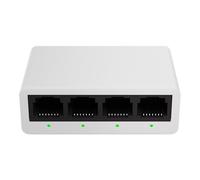 YROHGKPN Tiny 4 puertos Ethernet Change Outlet and Play 10/100Mbps Fast Center Dense Stable Connection for PC Typesetter Conversion