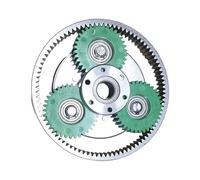 YROHGKPN Transmisión de fuerza duradera, sin costuras, acoplamientos de hierro, engranajes planetarios, 36 dientes, optimizado para aplicaciones de motor de bicicletas eléctricas