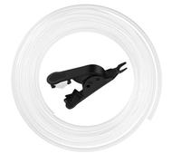 YROHGKPN Tubo de PTFE de 10 M con cortador preciso tubo resistente al calor para laboratorio P1P/P1S impresora actualización manguera con clip