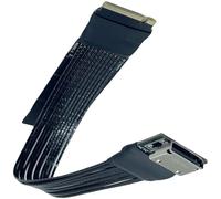 YROHGKPN Velocidad rápida PCIe4.0 4X M NVME a Oculinks SFF-8611 4iSFF-8612 Gen4 Cable adaptador para ordenadores portátiles de escritorio papel aluminio blindado Oculink Cable