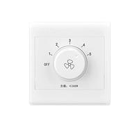 YROHGKPN Ventilador de techo capacitivo, regulador eléctrico universal, control de velocidad máxima, interruptor de quinta marcha, limpiador de repuesto, plumero con soporte telescópico