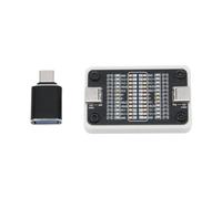 YRREATY Placa de Detección de Cable de Carga Rápida Power-Z CT001, Placa de Inspección de Cable de Carga Rápida Dual Type-C para Pruebas de Cables de Smartphone y Pruebas de Secuencia de Líneas B.