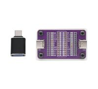 YRREATY Placa de Inspección de Cable de Carga Rápida Dual USB-C Power-Z CT001 para Pruebas de Cables de Smartphone y Pruebas de Secuencia de Línea A