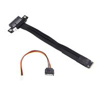 YRREATY Tarjeta Elevadora M2 A PCIE PCIe X4 PCI-E3.0 4X A M.2 NVMe M Key 2280 Cable de Extensión PCI-Express M2 Key-M 32 Gbps