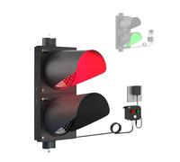 YRthongXy Lámpara de semáforo, Señal de tráfico roja/Verde con Controlador, for garajes al Aire Libre, sitios construcción muelles