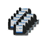 YRTJINYQ CÓDIGO D 6900 12. Tinta Negra solvente de sequía rápida del Cartucho de Impresora de Chorro de Tinta del PDA de la economía TIJ de 7m m en línea(10PCS)