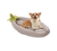 YRTUOP Cama para Cachorros,Cama Berenjena para Perros - Cálido Desmontable Y Antideslizante para Interior Exterior Camping Patio Apartamento Jardín Hogar Perrera Esquina Caja De Transporte Y