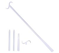 YRTUOP Enhebrador de calcetines, ayudante de calcetines para personas mayores, con gancho para vestir, extractor de calcetines multifuncional y ajustable con función de calzador para abuelos