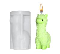 YRTUOP Figuras Animales 3D Molde, Molde 3D Para Alpaca, Desmolde Fácil Multifuncional para Manualidades Jabón Pastel Velas Chocolate Modelado