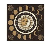 YRTUOP Mantel de Tarot | Toalla de adivinación de lectura para cartas del tarot - Paño portátil para esparcir tarot, accesorio decorativo de brujería para los amantes de las cartas del tarot