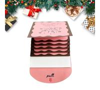 YRTUOP Porta Tarjetas Navideñas - Librito Decorativo Extraíble - Expositor De Tarjetas En Cascada | Para Adultos Celebraciones Navidad Cumpleaños Fiestas Escolares Reuniones