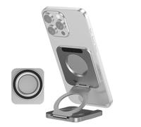 YRTUOP Soporte Magnético para Móvil - Soporte Plegable para Escritorio | Base Giratoria 180 Grados Antideslizante Portátil para Carga Selfies Viaje Gimnasio Camión Escritorio