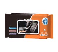 YRTUOP Toallitas Limpiadoras De Cuero,50 Unidades de Acondicionador para Tapicería,Toallitas de Limpieza | para Asiento De Camión Panel De Puerta Salpicadero Consola Zapatos Botas Bolsas Muebles