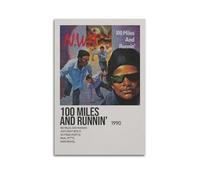 YRTWR I WBRRB 100 Miles And Runnin' by N.W.A. Póster de pared con diseño de portada para dormitorio, películas de 50 x 75 cm, estilo sin marco