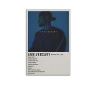 YRTWR I WBRRB A N N I V E R S A R Y de Bryson Tiller Póster de pared diseño de cubierta para dormitorio, películas de 20 x 30 cm, estilo sin marco