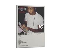 YRTWR I WBRRB Before I Go by Youngboy Never Broke Again - Póster de pared, diseño de portada para dormitorio, películas, 20 x 30 cm, estilo marco