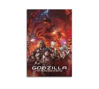 YRTWR I WBRRB Godzilla City on The Edge of Battle Poster Wall Art Cover Design Painting for Bed Room Movies 20 x 30 pulgadas (50 x 75 cm) estilo sin marco