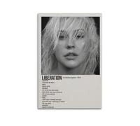YRTWR I WBRRB Liberation by Christina Aguilera - Póster de pared con diseño de portada para dormitorio, películas de 40 x 60 cm, estilo sin marco