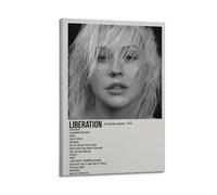 YRTWR I WBRRB Liberation by Christina Aguilera - Póster de pared con diseño de portada para dormitorio, películas de 40 x 60 cm, estilo marco