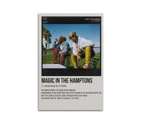 YRTWR I WBRRB Magic in The Hamptons de Social House & Lil Yachty Póster de pared con diseño de portada para dormitorio, películas de 30 x 45 cm, estilo sin marco
