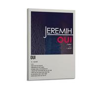 YRTWR I WBRRB Oui by Jeremih - Póster artístico para pared, diseño de cubierta para dormitorio, películas de 30 x 45 cm, estilo marco