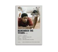 YRTWR I WBRRB Póster con texto en inglés "Remember The Titans" para pared, diseño de cubierta para dormitorio, películas de 30 x 45 cm, estilo sin marco