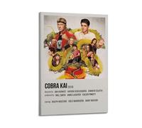 YRTWR I WBRRB Póster de Cobra Kai para pared, diseño de portada para dormitorio, películas, 60 x 90 cm, estilo marco
