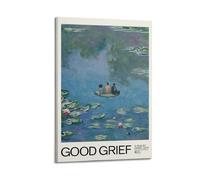 YRTWR I WBRRB Póster de Good Grief para pared, diseño de portada para dormitorio, películas, 40 x 60 cm, estilo marco