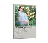 YRTWR I WBRRB Póster de la princesa Chelsea de La chica más solitaria de la princesa Chelsea, diseño de portada para dormitorio, películas de 60 x 90 cm, estilo marco