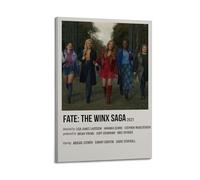 YRTWR I WBRRB Póster de la saga Fate The Winx para pared, diseño de portada para dormitorio, películas de 50 x 75 cm, estilo marco