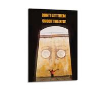 YRTWR I WBRRB Póster de pared con texto en inglés "Don't Let Them Shoot The Kite" para dormitorio, películas de 30 x 45 cm, estilo marco