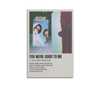 YRTWR I WBRRB Póster de pared con texto en inglés «You Were Good to Me» de Jeremy Zucker & Chelsea Cutler, para dormitorio, películas, 30 x 45 cm, estilo sin marco